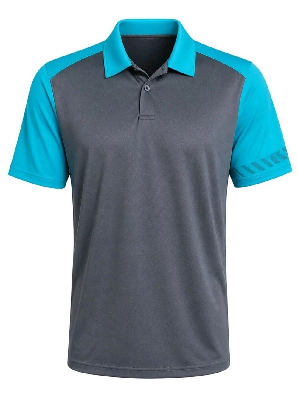 Oakley Polo Shirt Men Medium Green Gray Golf Rugby Performance Activewear Logo